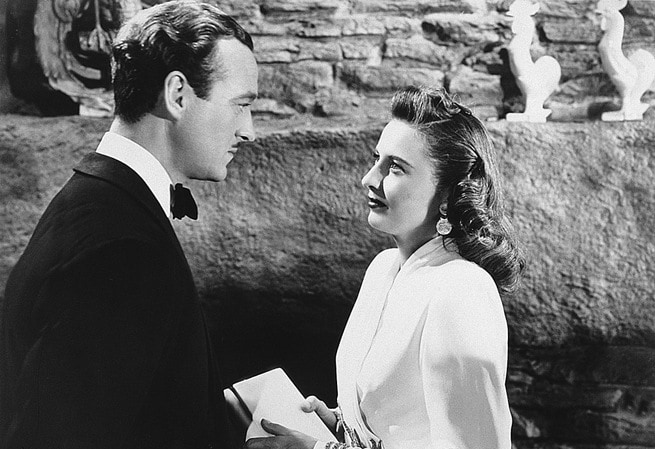 Barbara Stanwyck, David Niven