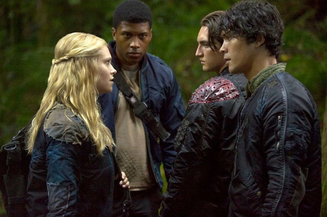 Eliza Taylor, Marie Avgeropoulos, Bob Morley