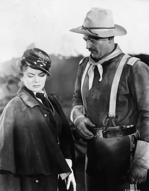 Joanne Dru, John Wayne