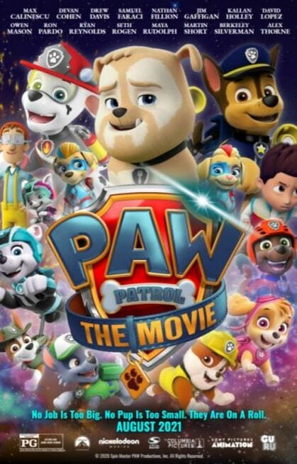 new paw patrol movie 2021 release date