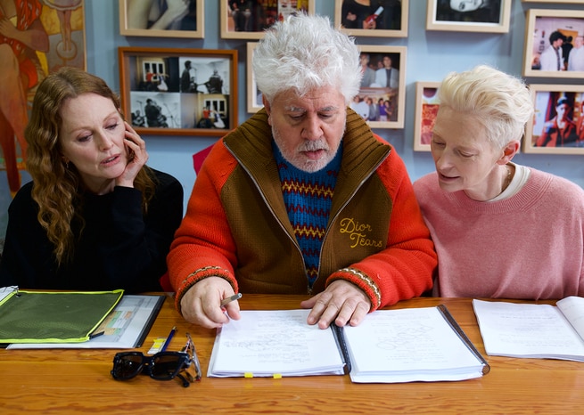 Julianne Moore, Pedro Almodóvar, Tilda Swinton